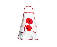 Premier Coquelicot Tablier 100 % coton