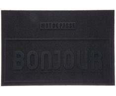 JJA 105224 Paillasson Ville/Bonjour 40 x 60 cm , Gris