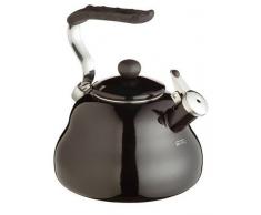 Kitchen Craft KCEKETBLK Bouilloire, Acier Inoxydable, Noir, 9 x 12 x 16 cm