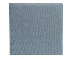 Goldbuch Album Photo Summertime Trend 2 avec 60 Pages Blanches avec intercalaires en pergamine, Album de Souvenirs avec Couverture en Lin, Album Photo à Coller, 24607, Bleu/Gris, 25 x 25 x 4 cm