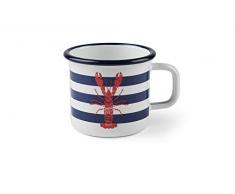 Excelsa Boston Tasse en fer Ã©maillÃ© DiamÃ¨tre 8 cm