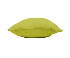 coton dintÃ©rieur coussin 40x40cm coton panama vert