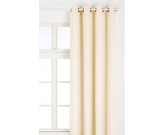 Linder 0205 /15/375FR Rideau Double Natte Ãcru Oeillets 135 x 240 cm