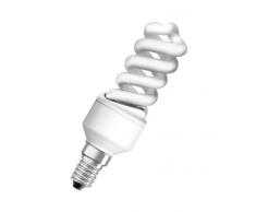 Osram 509062 Ampoule à économie dénergie Duluxstar Nano Twist 9 W/840 en spirale (correspond à une ampoule de 45 W) 220-240 V, culot E14 Blanc froid 30 mm
