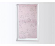 Soleil docre Brise bise en dÃ©vorÃ© 45x90 cm Fleur Rose, Polyester, 90x45 cm