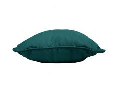 coton dintÃ©rieur coussin 60x60cm coton panama emeraude