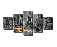 Visario Tableau sur Toile de Lin, Multicolore