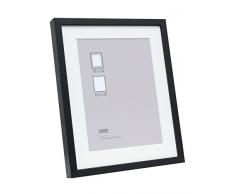 Deknudt Frames S223K2 Cadre Photo Basic avec Passepartout Bois Moulure Haut Noir 30 x 40