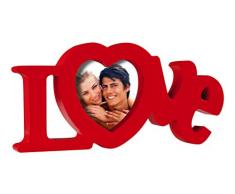 Zep W1815 PÃ©pÃ© Love Cadre Photo Bois Rouge 10 x 10 cm