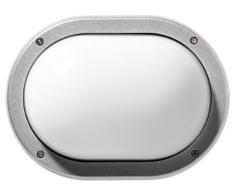 Prisma 840588 LED Applique Murale 25,4 x 18,8 x 12,5 cm Gris Métallique