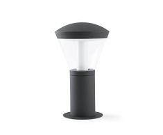 FARO BARCELONA 75537 Shelby LED Lampe Balise Gris foncÃ© h 32.5cm
