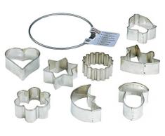 Kaiser 2055891 Emporte-pièce (8 pcs.), Autre, Acier Inoxydable