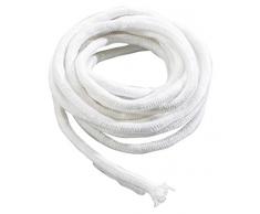 DEKO Mèche Ronde pour Lampe fermement tressé, 10 mm, 10 m