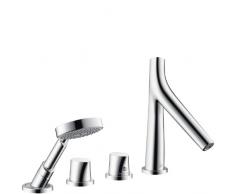 Hansgrohe Axor Hansgrohe - Robinet encastré - Mitigeur AXOR STARCK ORGANIC Set finition B/D 4 trous - Carrelage