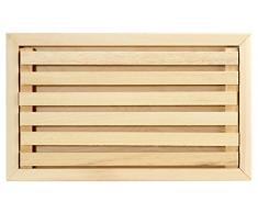 Home Planche à découper en Bois, Beige, 39 x 23 x 3 cm