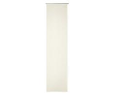 Deko Trends Rideau en Panneau avec Tringle en Aluminium et Barre lestée, Polyester, Naturel, 245 x 60 cm