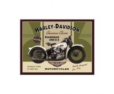 Harley Davidson Knucklehead acier aimant de réfrigérateur (na)