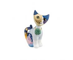Goebel Sculpture pour Chat en Porcelaine Multicolore 8 cm