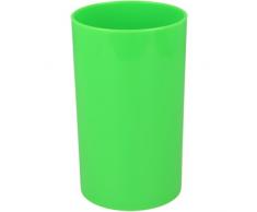 Metaltex 401014136 Gobelet Ã Brosse Ã dent, Plastique, Vert, 8 x 7 x 11,5 cm