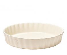 Emile Henry Plat Ã Tarte CÃ©ramique Beige Argile 24 x 24 x 5 cm
