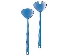 Koziol 3649636 Couvert Ã Salade, Plastique, Translucide Bleu Clair, 28 x 18 x 18 cm