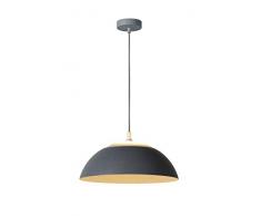 Lucide ELVERUM - Suspension - Ã 45 cm - LED - 1x23W 2700K - Gris