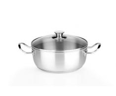 Monix Chef - Faitout de 24 cm avec Couvercle en Verre