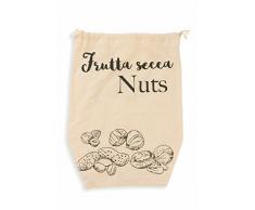Villa dEste Home Tivoli 2417379Â Sac Porte Fruits secs, Coton, Beige