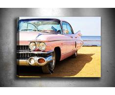 Bonamaison Peinture sur toile, multicolore, 30 x 40 cm - Conçu et fabriqué en Turquie