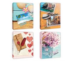 Zep CARTA Album de photos, Multicolore, 11 x 16 cm, 24 pièces (couleurs assorties)