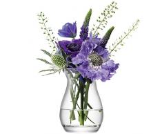 LSA International 9,5Â cm Fleur Mini Vase pour Petit Bouquet, Transparent