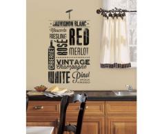 RoomMates 54143 Autocollant Mural Motif Amateurs de Vin Papier Multicolore 48 x 8 x 8 cm
