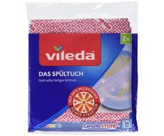 Vileda 116363 Pick Up Poren Lavette Vaisselle Coton Multicolore 2 Pièces - 34 x 34cm - lot de 5