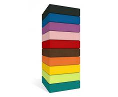 Kneer Drap Housse, Coton mÃ©langÃ©, 62 Flieder, 180/200 cm