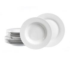 Ritzenhoff & Breker Bianco 079463 Service de Vaisselle 12 piÃ¨ces