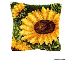 Kit coussin au point nouÃ© Tournesol