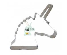 Scrapcooking 1982 Moule-Découpoir Xxl Licorne, Acier Inoxydable, Inox, 30 x 16,5 x 5 cm