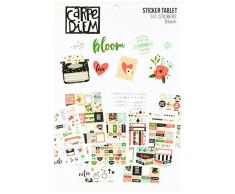 Simples étages Bloom Autocollant Tablette, Papier, Multicolore, 21 x 14 x 0.4 cm