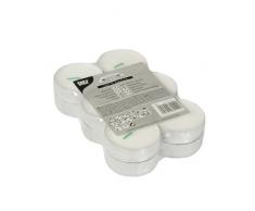 Papstar 82112 Rond Blanc 12pezzo (Les) Bougie de Cire