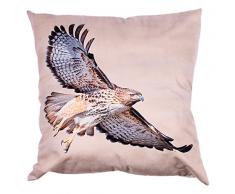 Soleil docre Coussin DÃ©co DÃ©houssable, Polyester, Multicolore, 45 x 45 cm