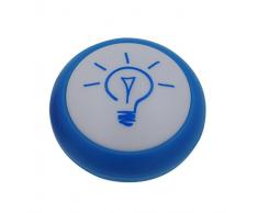 Prolight 546300111 Veilleuse LED et Crochet, Plastique, Bleu