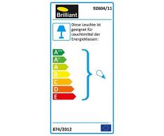 Brilliant AG 92604/11 Lampe de Bureau MÃ©tal/Plastique 40 W E14 Argent