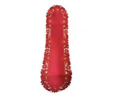 Bellanda Chemin de Table, Polyester, Rot, 160 x 40 x 0,5 cm