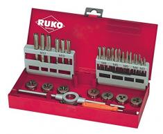 Ruko 245 010 HSS-G Lot de 31 outils de filetage M3 - M12 dans leur boîte de rangement