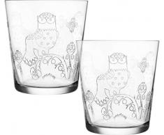 Iittala Taika Gobelets en Verre gravÃ© (Lot de 2)