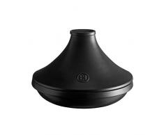 Emile Henry EH7A9566 Tajine Delight Céramique Induction, 4 litres, Noir