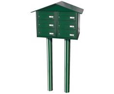 Joma BEBCP85192 BCP Boîte aux lettres de 6 compartiments avec pieds Vert
