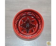 Bol TatouÃ© rouge - D 15 cm