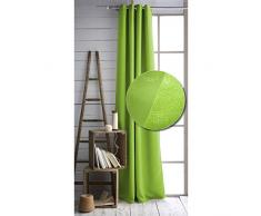 Today 257168 Rideau Isolant Polyester FougÃ¨re/Vert 140 x 240 cm