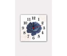 Bonamaison Horloge Murale en MDF, Multicolore, 30 x 30 cm